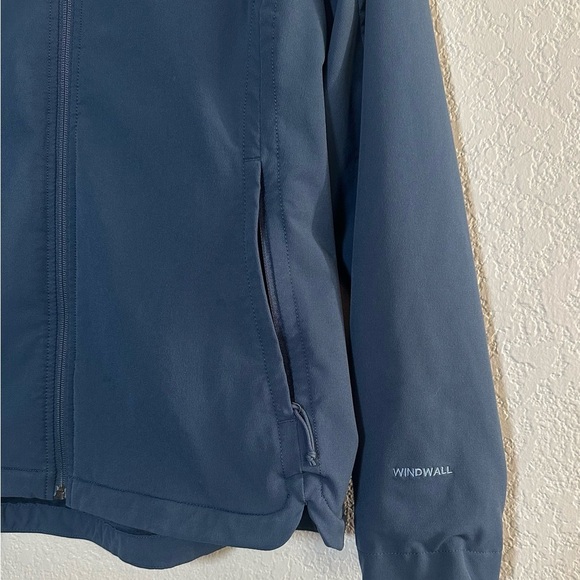 The North Face Jacket wind wall warm Navy Fleece zip woman XL - Picture 9 of 9